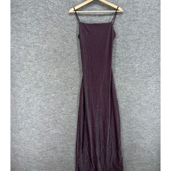 City Triangles Dresses & Skirts - City Triangles Dress Women M Medium Purple Maxi Long Sleeveless Tasseled Casual